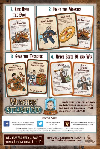 Настольная игра - Настольная игра Манчкін Стимпанк (Munchkin Steampunk, Манчкин Стимпанк)