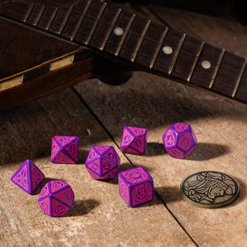 Аксессуары - Набір кубиків The Witcher Dice Set. Dandelion - The Conqueror of Hearts (Dice)