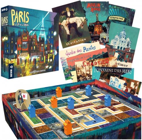 Настольная игра - Настільна гра Париж: Місто Вогнів