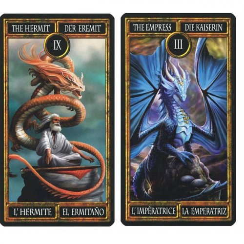 Игральные карты - Карты Таро Anne Stokes Dragon Tarot