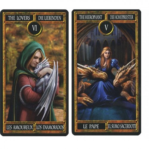 Игральные карты - Карты Таро Anne Stokes Dragon Tarot