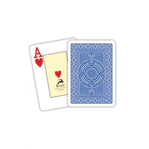 Игральные карты - Игральные Карты Modiano Platinum Acetate Quality 100% Plastic 2 Jumbo Index Blue