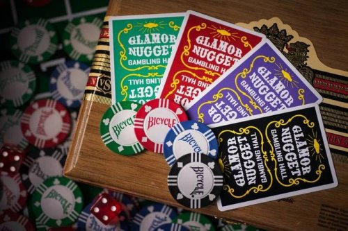 Игральные карты - Гральні Карти Glamor Nugget Black
