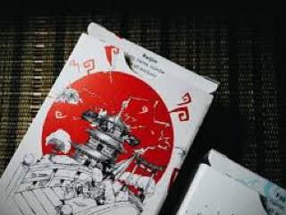Игральные карты - Гральні Карти Fujin & Raijin playing cards red