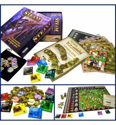 Настольная игра - Настільна гра Steam. Залізничний магнат