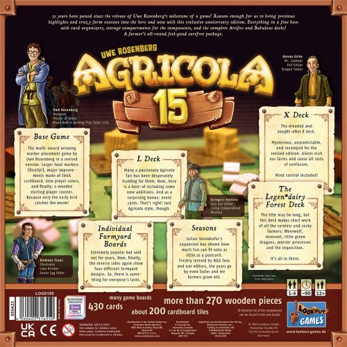 Настольная игра - Настільна гра Агрікола 15 Ювілейне видання ENG