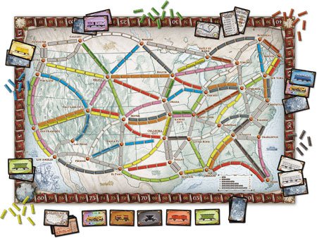 Настольная игра - Настільна гра Квиток на Потяг: Америка (Ticket to Ride: Америка) RUS