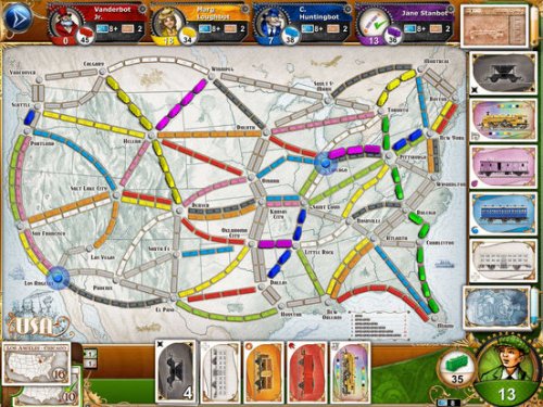 Настольная игра - Настольная игра Ticket to Ride: Америка ENG
