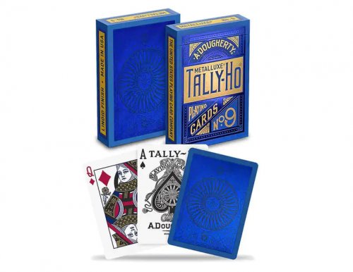 Игральные карты - Игральные карты Tally-Ho Metalluxe BLUE