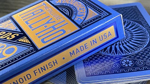 Игральные карты - Игральные карты Tally-Ho Metalluxe BLUE