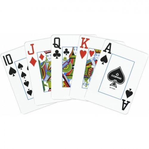 Игральные карты - Пластикові карти COPAG Double DECK JUMBO red/blue