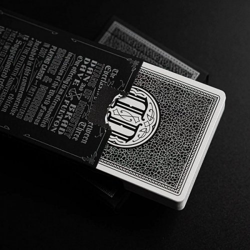 Игральные карты - Игральные Карты Smoke & Mirrors x Fulton Smoke-Black