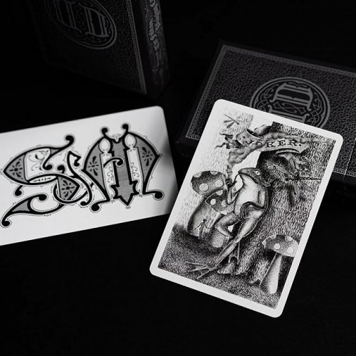 Игральные карты - Игральные Карты Smoke & Mirrors x Fulton Smoke-Black