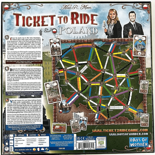 Настольная игра - Доповнення Ticket to Ride: Poland ENG