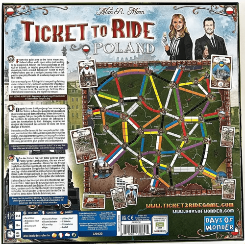 Настольная игра - Дополнение Ticket to Ride: Poland ENG