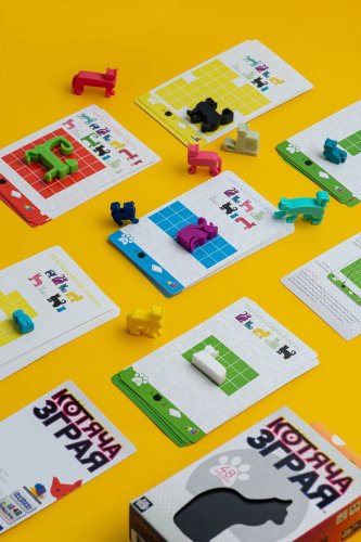 Настольная игра - Гра-головоломка Котяча зграя