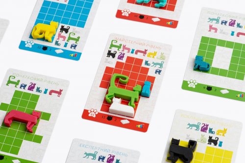 Настольная игра - Гра-головоломка Котяча зграя