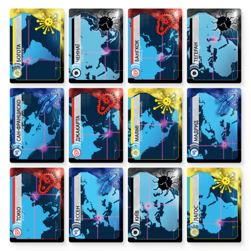 Настольная игра - Настільна гра Пандемія: Спадщина. Сезон 1 (Pandemic. Legacy. Season 1)