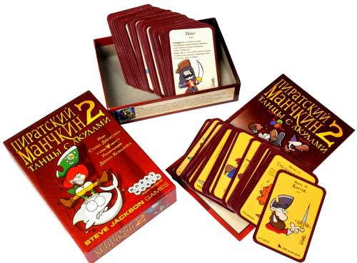 Настольная игра - Настольная игра Пиратский Манчкин 2: Танцы с акулами (Munchkin Booty 2: Jump the Shark) (дополнение)