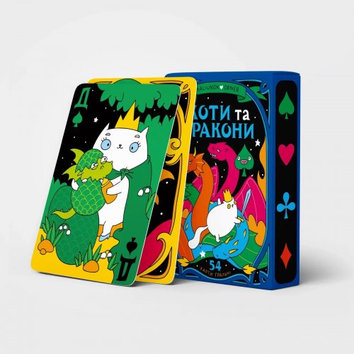 Игральные карты - Игральные карты Коты и Драконы