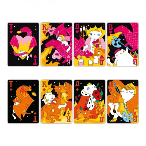 Игральные карты - Игральные карты Коты и Драконы