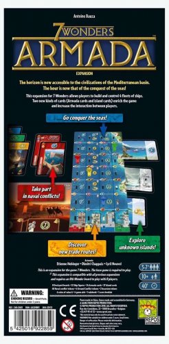 Настольная игра - Дополнение 7 Wonders 2nd ed: Armada + QRcode на українські правила