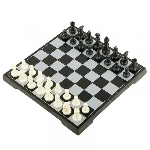 Настольная игра - Настольная игра Шашки, шахматы, нарды магнитные 3 в 1