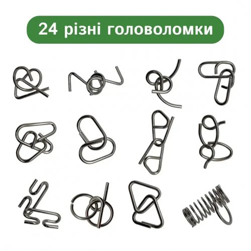 Головоломка - Металлический пазл в ассортименте