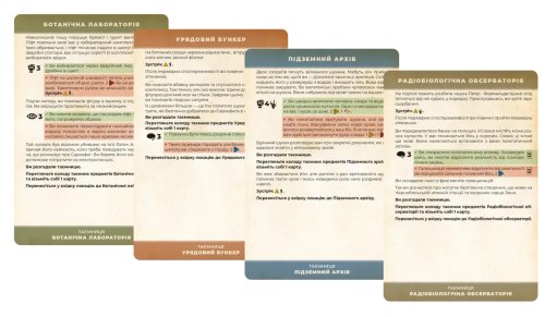 Настольная игра - Настільна гра Зона: Таємниці Чорнобиля