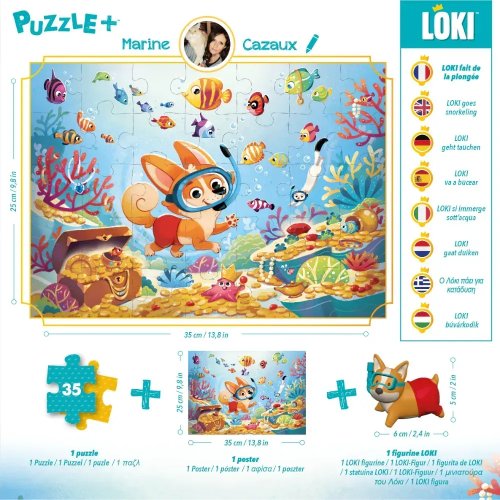 Головоломка - Пазл детский Loki: На море