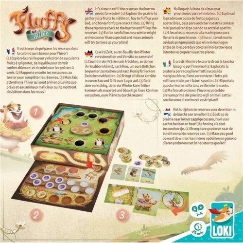 Настольная игра - Настольная игра Долина Пушистиков ENG  + украинские правила