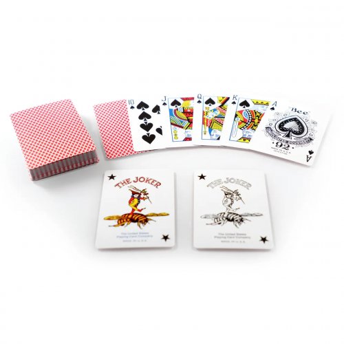 Игральные карты - Гральні Карти Bee std index red/blue