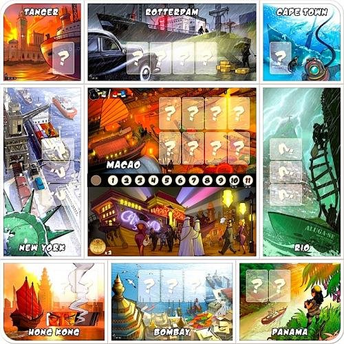 Настольная игра - Настольная игра Cargo Noir (Контрабандисты)