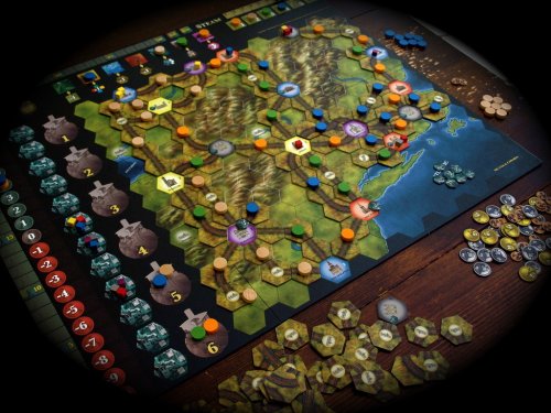 Настольная игра - Настільна гра Steam. Залізничний магнат