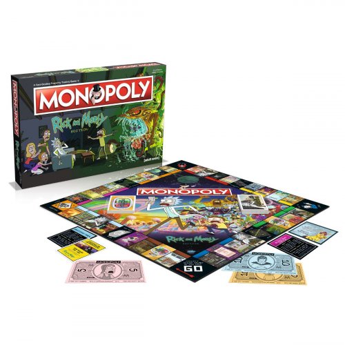 Настольная игра - Настольная игра Monopoly Rick and Morty Edition (Монополия Рик и Морти)
