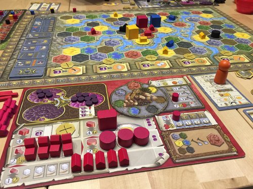 Настольная игра - Настольная игра Terra Mystica (Терра Мистика) Немецкое Издание (Внутри правила на русском языке)