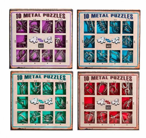 Головоломка - 10 Metal Puzzles Purple (10 Металлических Пазлов. Фиолетовый)