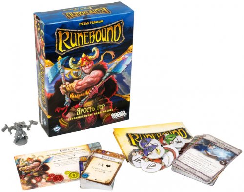 Настольная игра - Настільна гра Runebound. Третя Редакція. Додатковий сценарій «Лють Гор» (Рунбаунд. Доповнення)