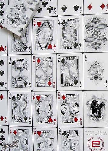 Игральные карты - Гральні Карти Ellusionist Arcane White Playing Cards