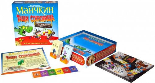 Настольная игра - Настільна гра Манчкін: Тягни Скарби (Munchkin Treasure Hunt)