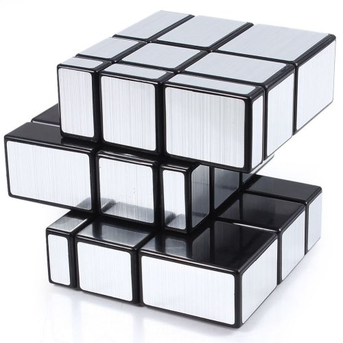 Головоломка - Кубик Рубика Qiyi 3*3*3 mirror silver (Зеркальный Кубик Серебро)