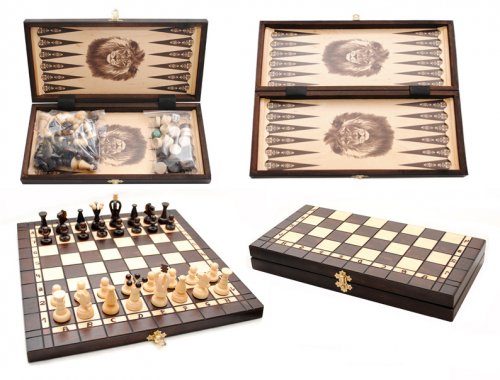 Настольная игра - Настольная игра Шахматы + Нарды (Chess) 3180