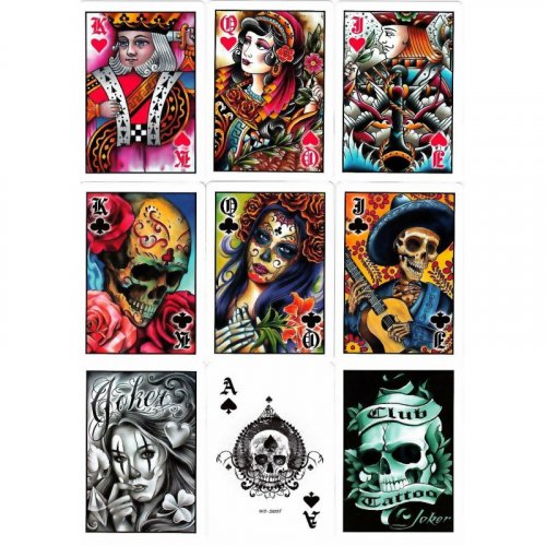 Игральные карты - Игральные Карты Bicycle Club Tattoo Playing Cards Yellow