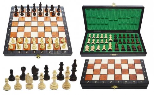 Настольная игра - Настольная игра Шахматы Магнитные Коричневые 3140