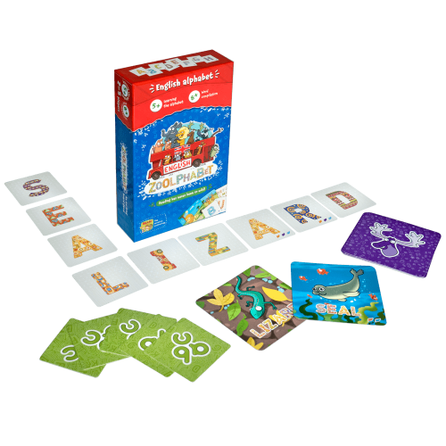 Настольная игра - Настольная игра Банда Умников: Зверобуквы English