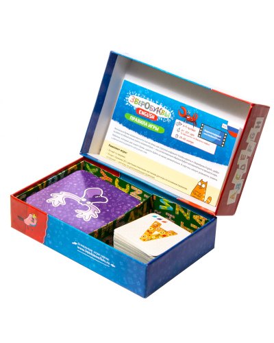 Настольная игра - Настольная игра Банда Умников: Зверобуквы English