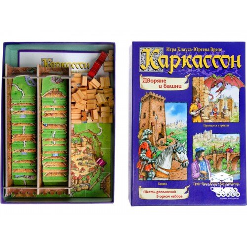 Настольная игра - Настольная игра Каркассон. Дворяне и башни (дополнение)