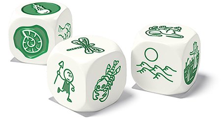 Настольная игра - Настільна гра Казкові Кубики Рорі. Первісний Світ (Rory's Story Cubes. Primal)