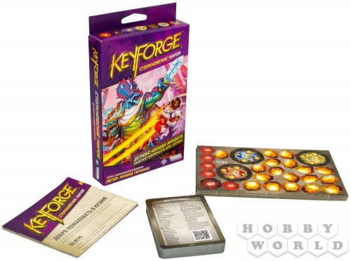Настольная игра - Настільна гра KeyForge: Зіткнення Світів. Делюкс-колода Архонта