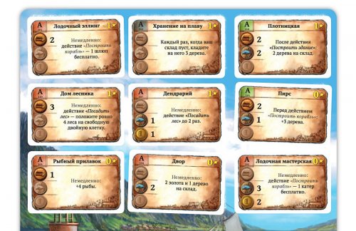 Настольная игра - Настольная игра Нусфьорд (Nusfjord)